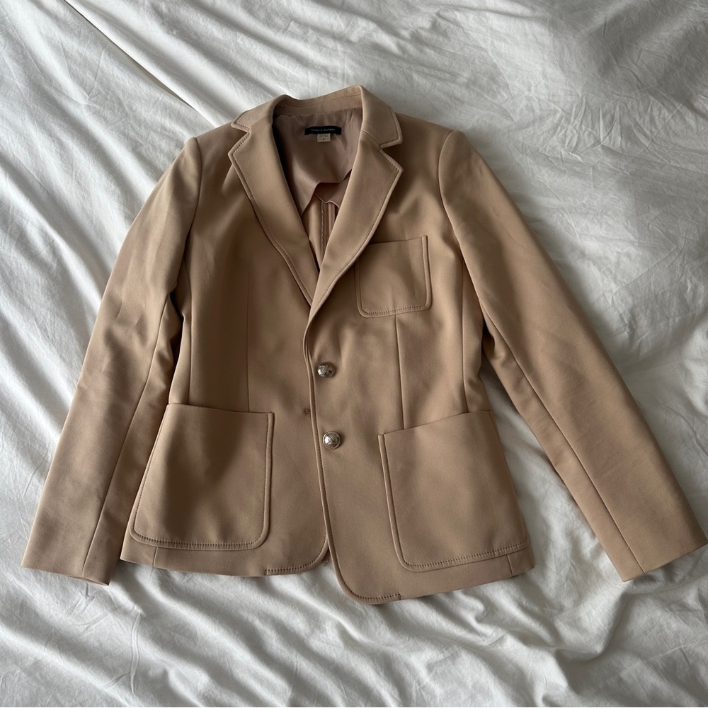 Size 6 Tommy Hilfiger Tan/Khaki Blazer